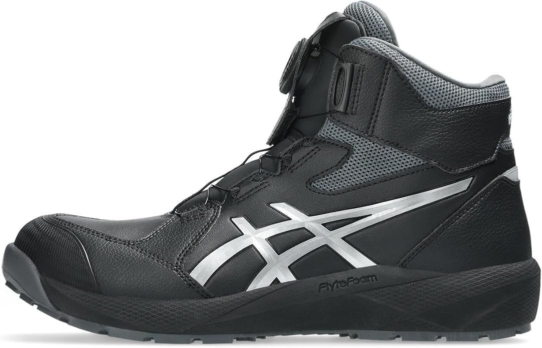 ASICS Safety Work Boots WINJOB CP314 BOA WIDE 1273A124-001 Black/Pure Silver