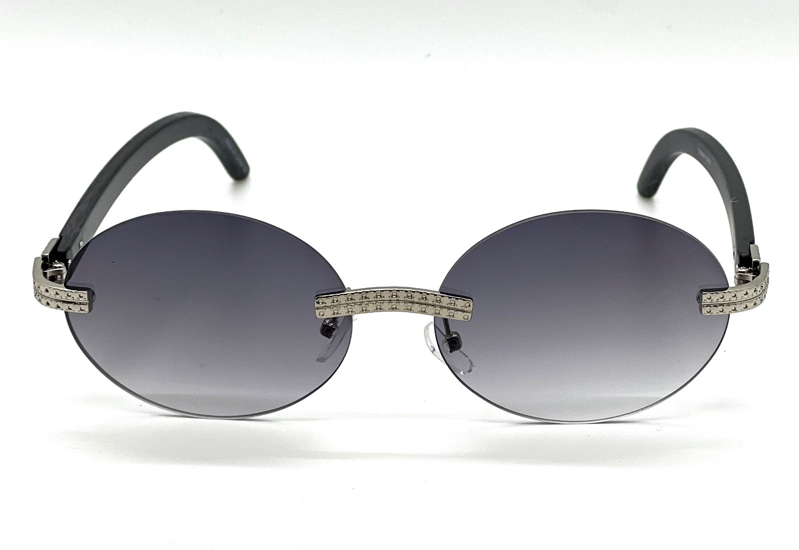 Small Brown Gradient Lens Sunglasses Gold Metal Frame Women Light weight Comfort