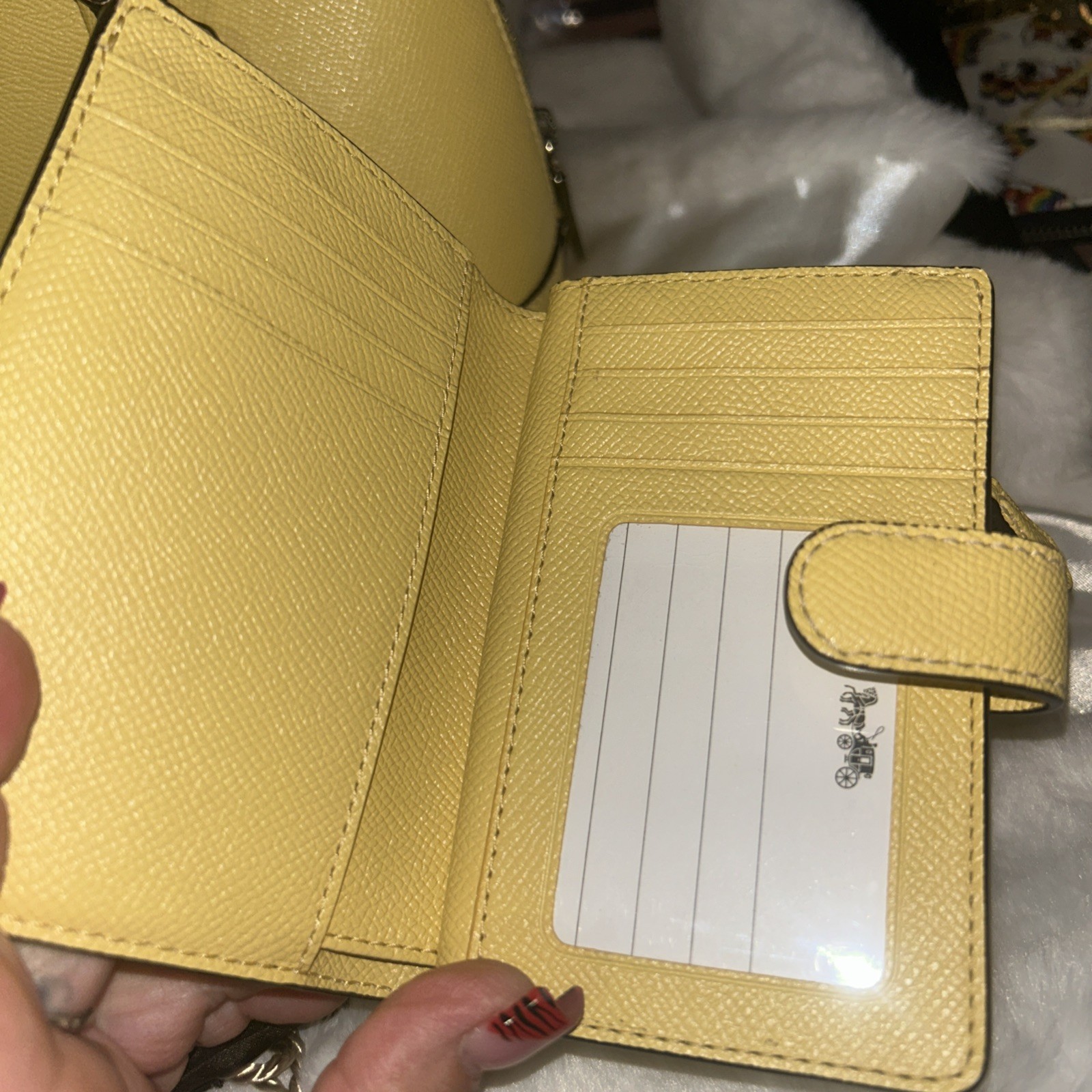 Coach 27591 Crossgrain Mini Sierra Satchel And Matching Wallet And Dust Bag