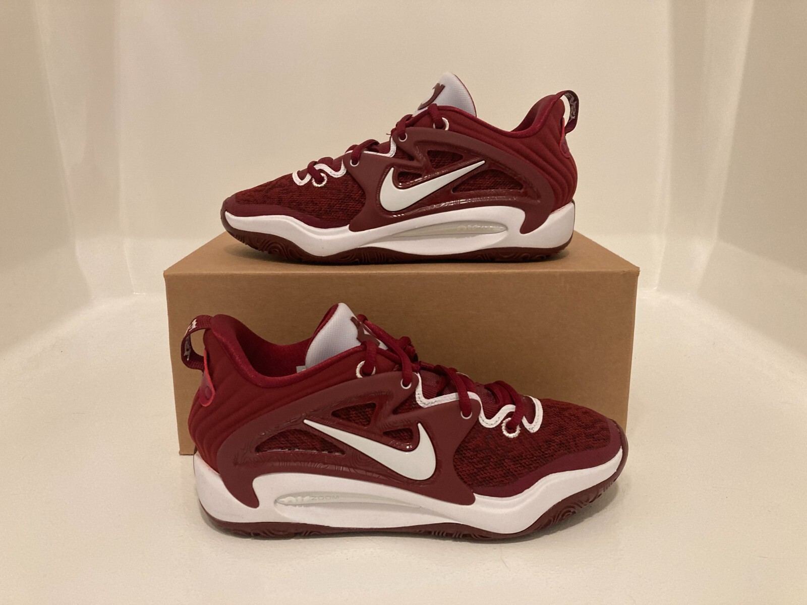 6 Men/7.5 Women – Nike KD 15 PROMO Team Red Kevin Durant Basketball Shoes DX6648