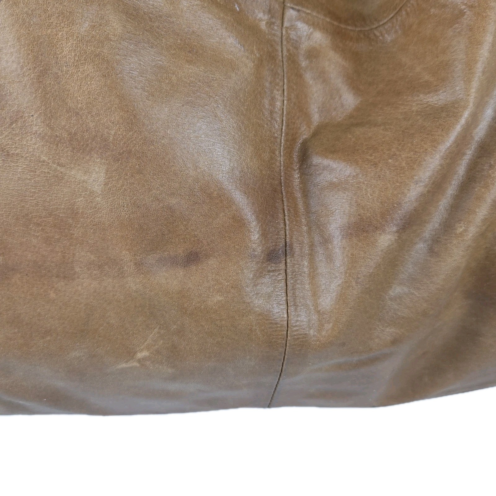 TANO Original Boogie Bucket Bag Camel Brown w Dark Brown Leather Straps READ