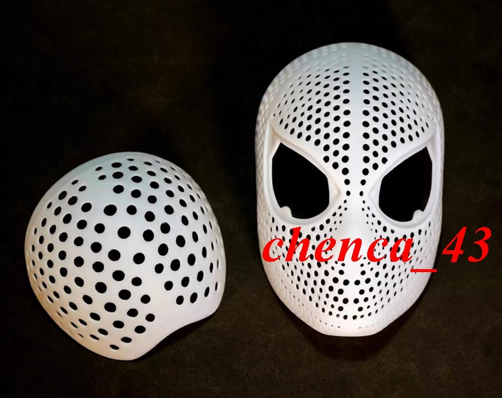 Handmade Brand New Day Mask Faceshell Eyes Spider-Man 4 Holland Cosplay Headgear
