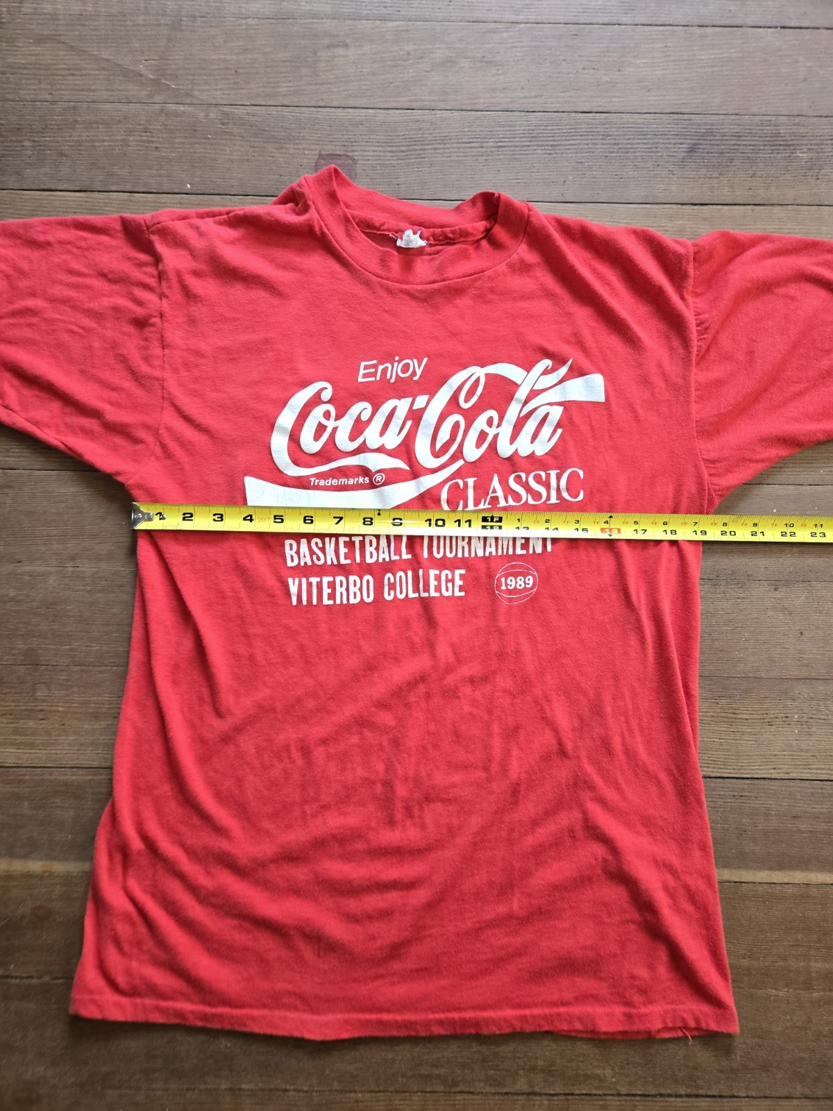 1989 Single Stitch Coca Cola T Shirt