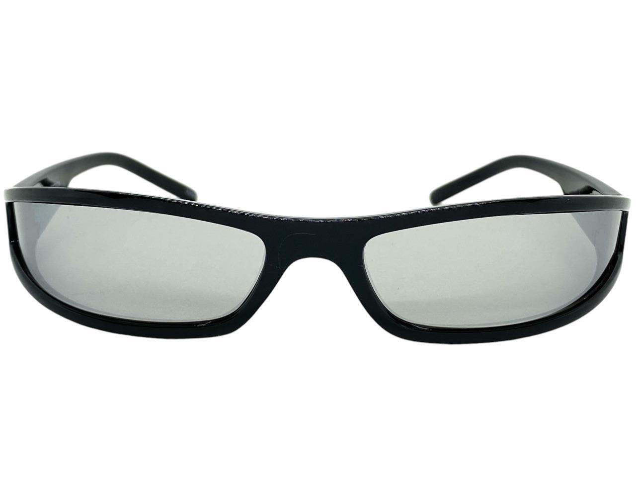 SPACE ROBOT FUTURISTIC Raver Party Biker Hardcore SUN GLASSES Thin Black Frame