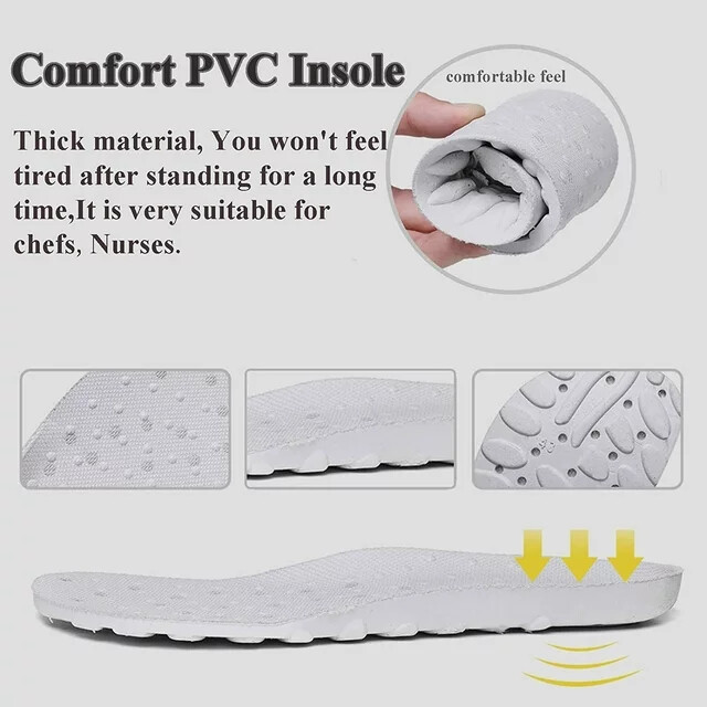 Men Non Slip Work Shoes Waterproof Chef Shoes For Restaurant Oil Resistant Clogs