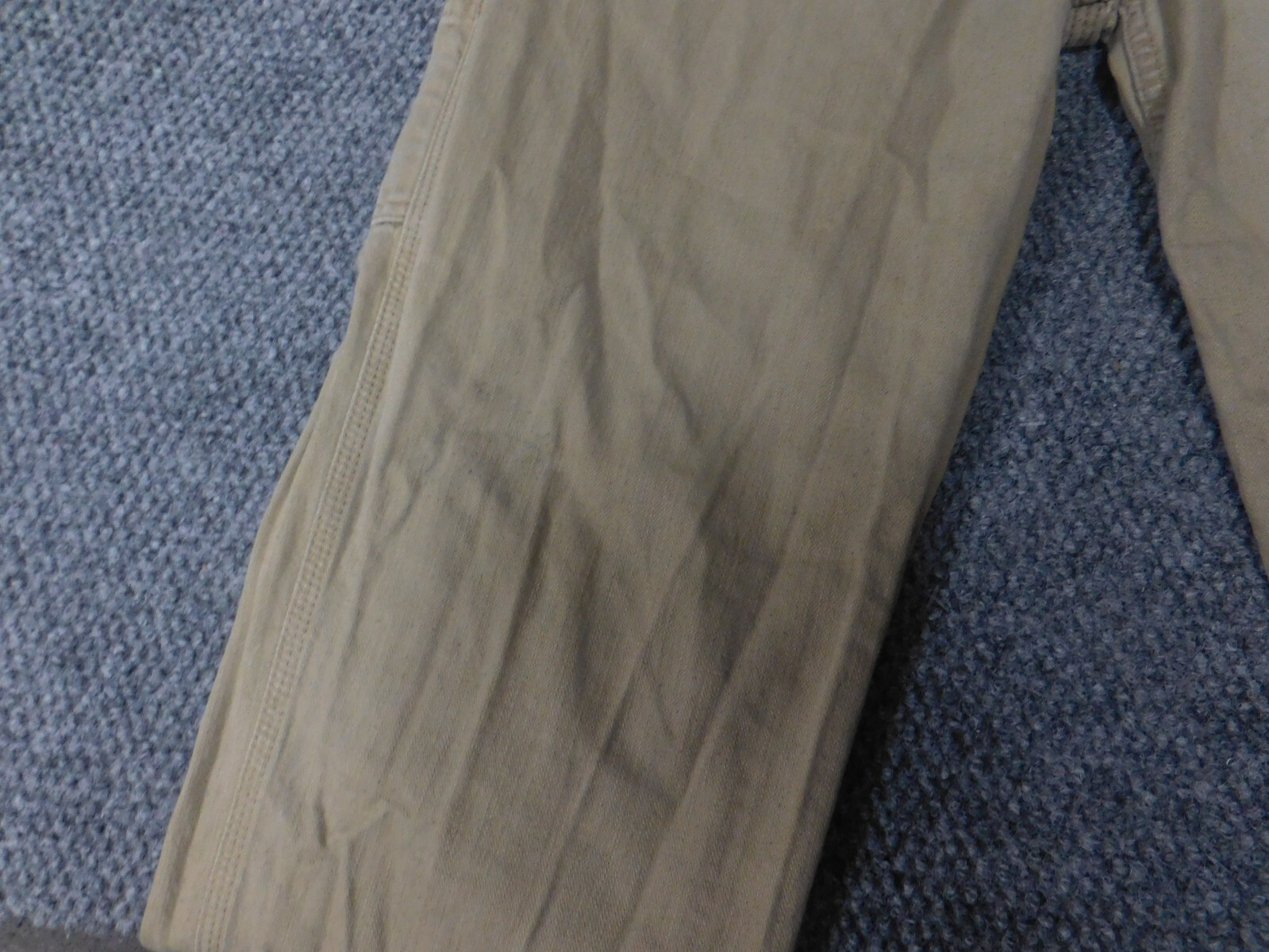 Saddlebred Mens Jeans 30×31 Beige straight blue Denim regular carpenter