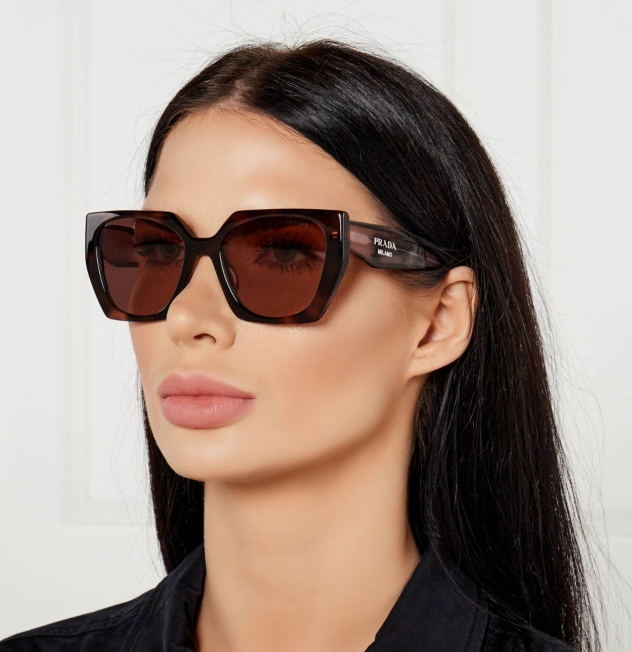 NEW PRADA PR15WS 22A20I SUNGLASSES HAVANA WOMEN PR 15WS 22A20I, SPR 15W 22A20I