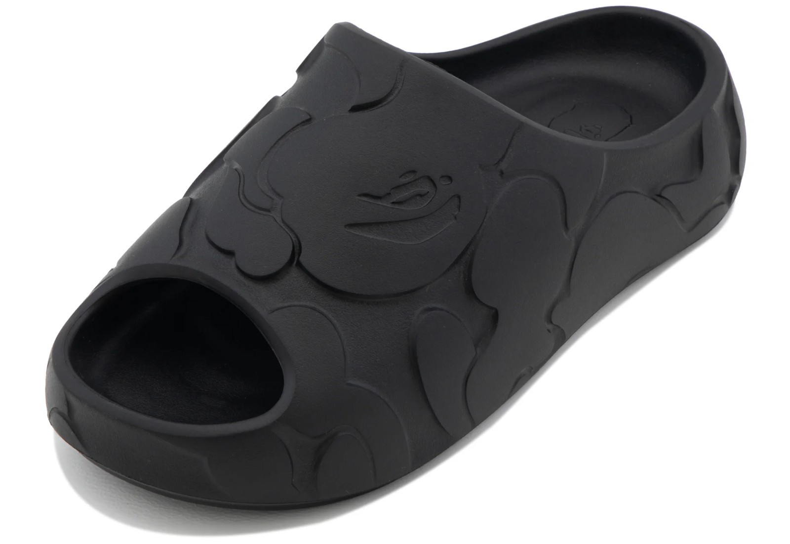 * A BATHING APE Men’s Footwear BAPE SLIDE #1 Black / Beige 1M30191323