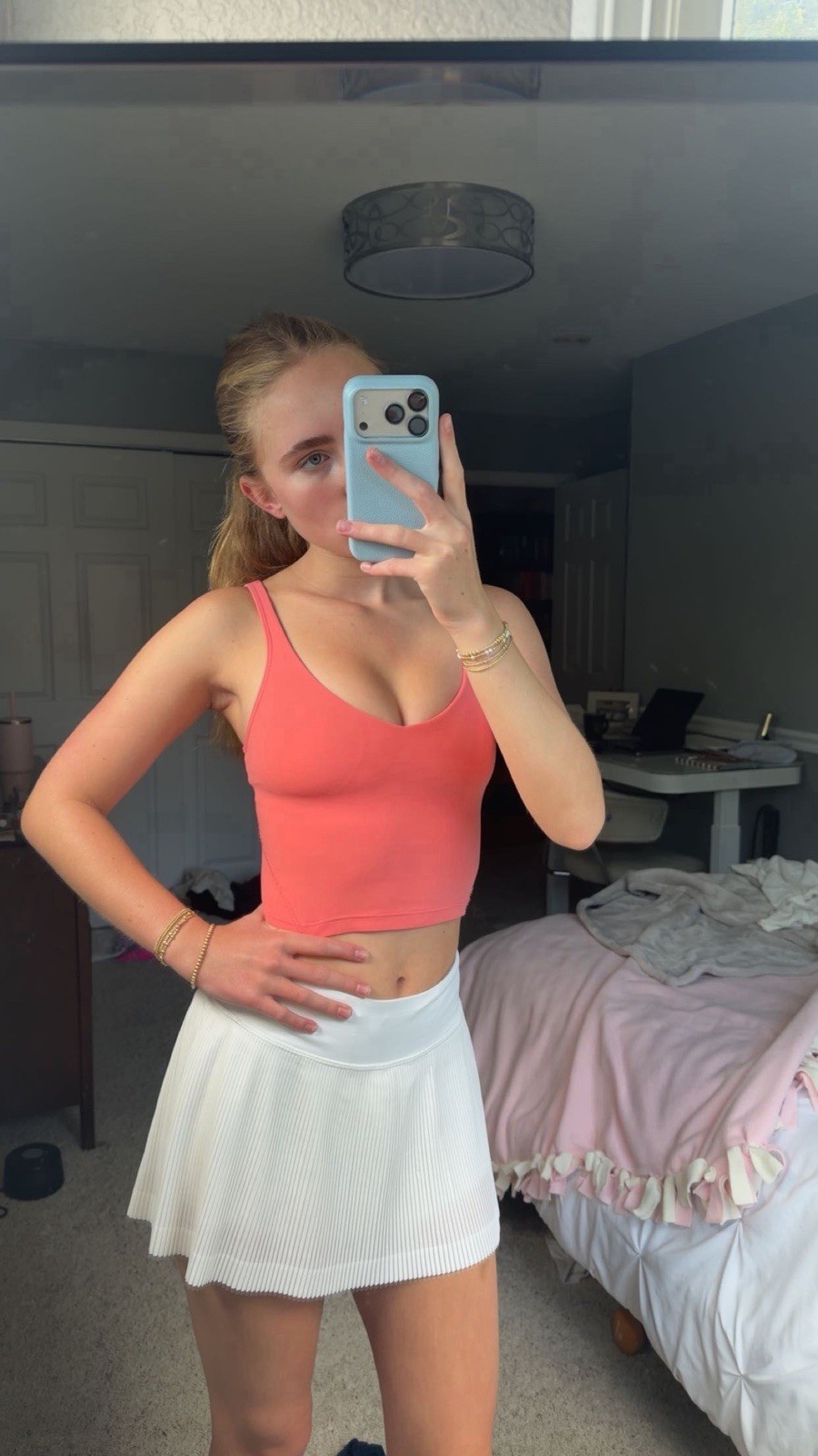 Lululemon Align Tank Size 4. Pink Purple and Black. Excellent Condition. Worn1x