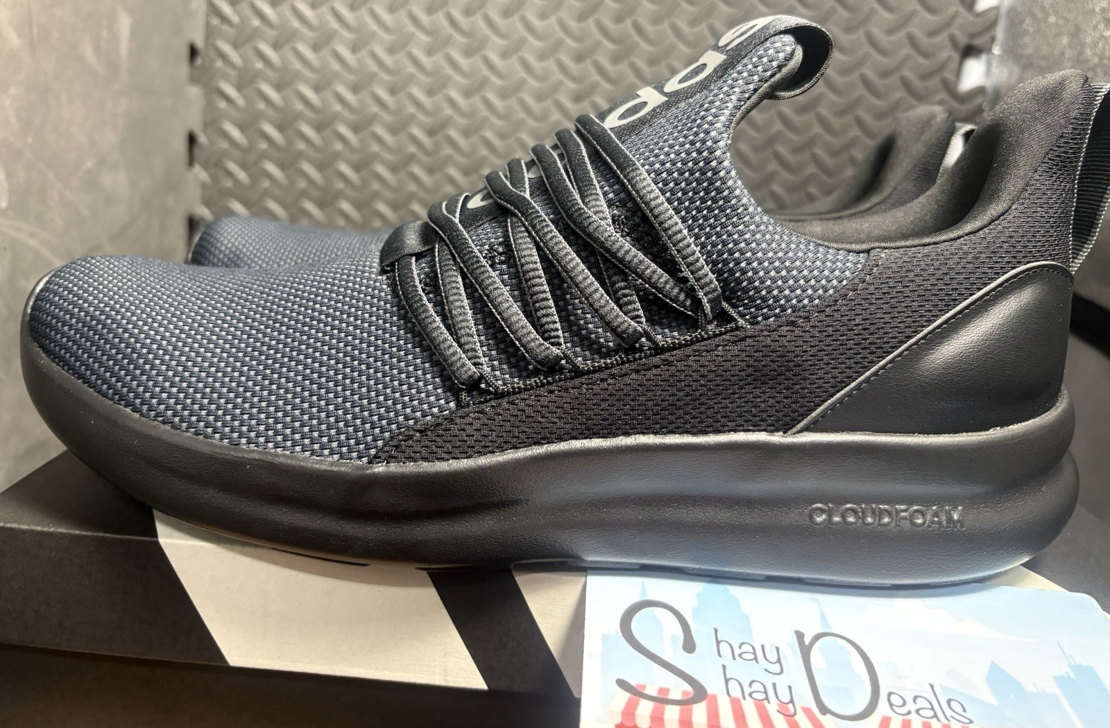 Adidas Lite Racer Adapt 7.0 Blk/Grey MENs Size 11.5 NEW Box/tag FREESHIP IE6327
