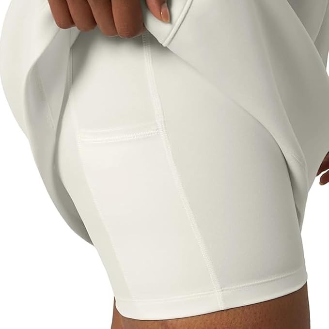 Mondetta Women’s High Rise Walking Skort, White, Size Large, NWT