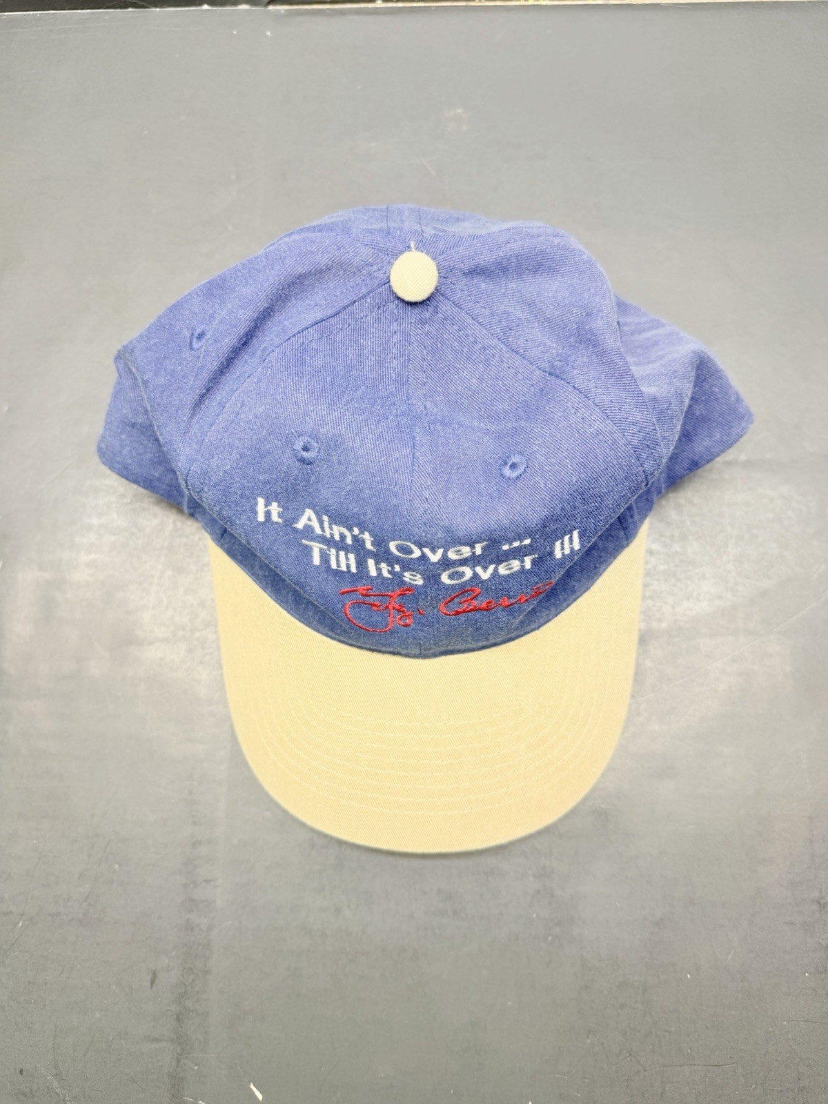 Vintage Headshots By Kc Caps Yogi Berra It Ain’t Over Till It’s Over Ball Cap