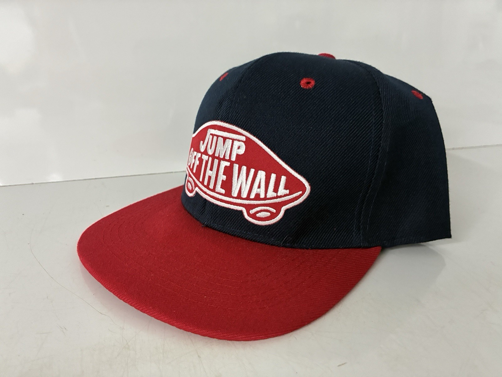 Gelante Snapback Hat Mens One Size Navy Blue Red Jump Off The Wall