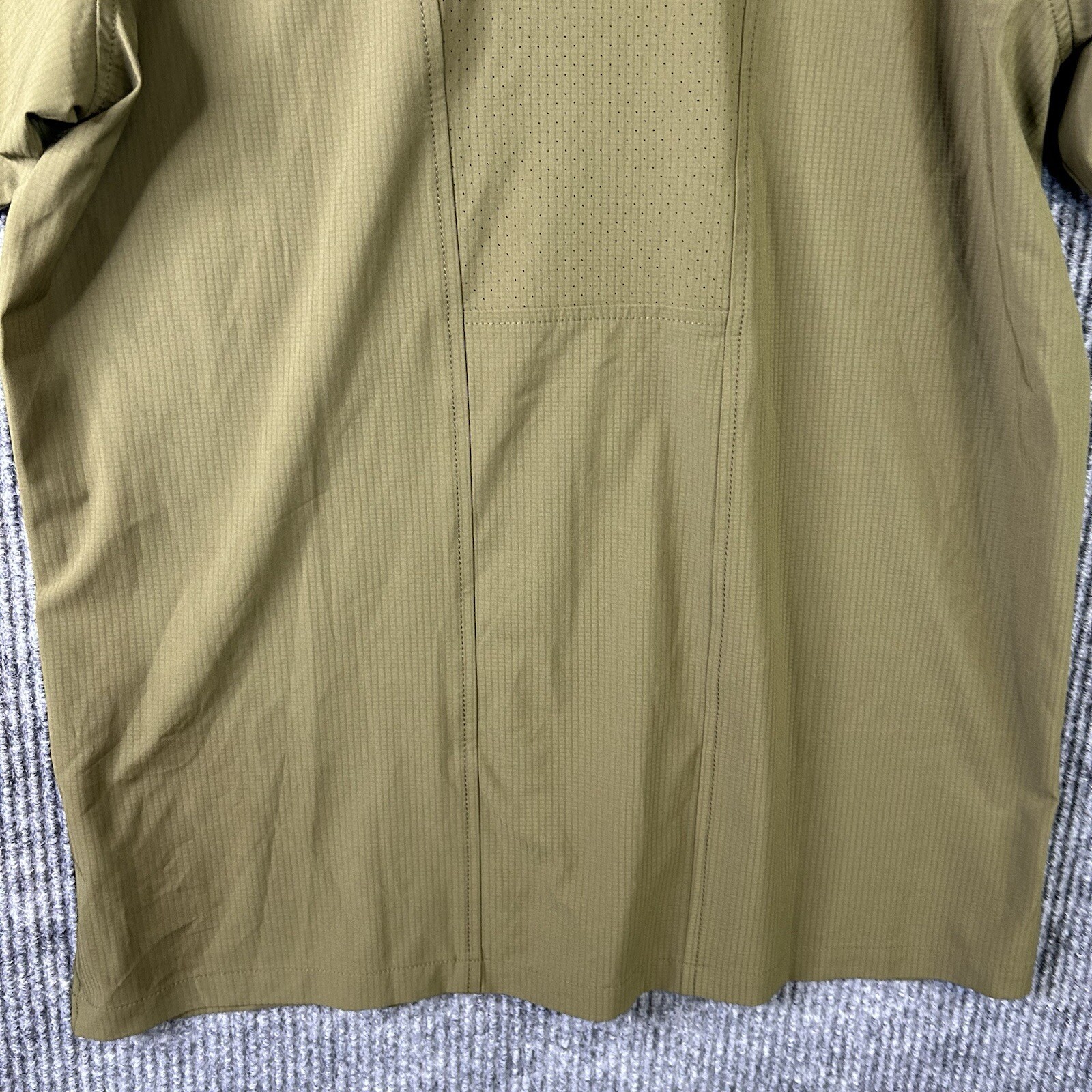 Dickies Button Shirt Mens Medium Temp IQ Green Performance Work