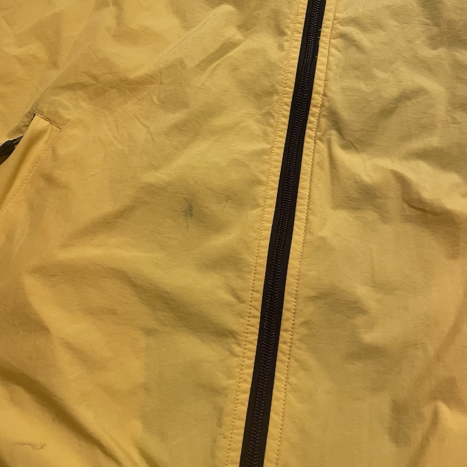 Polo Ralph Lauren Sport Jacket Windbreaker Sailing Yellow 90s Vintage Mens L