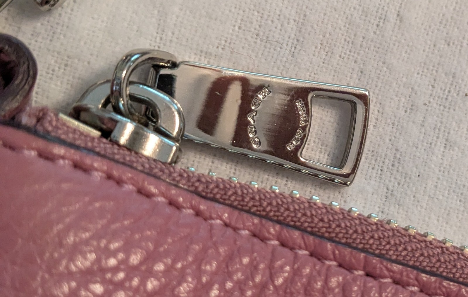 COACH x Disney Pink Minnie Mouse Crossbody Bag Leather Purse