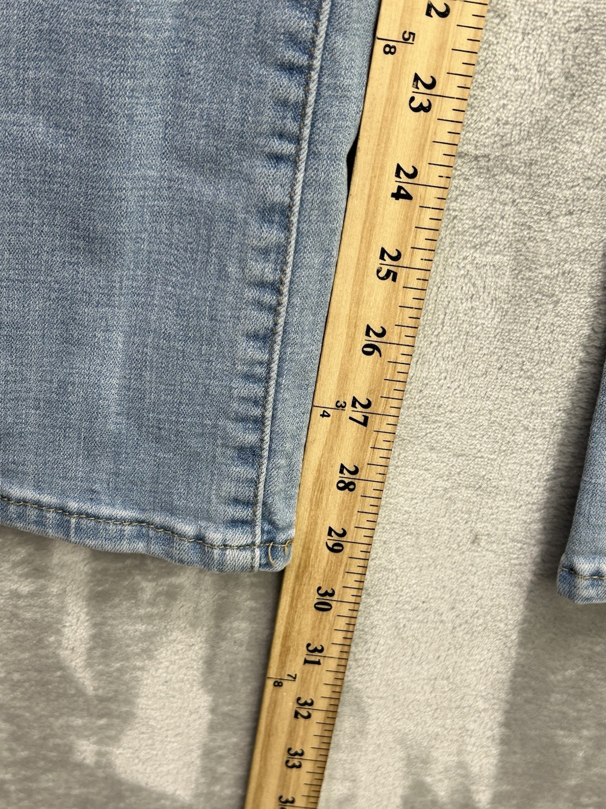 Levis 314 Shaping Straight Jeans Womens Sz 29 Blue Stretch Mid Rise Western