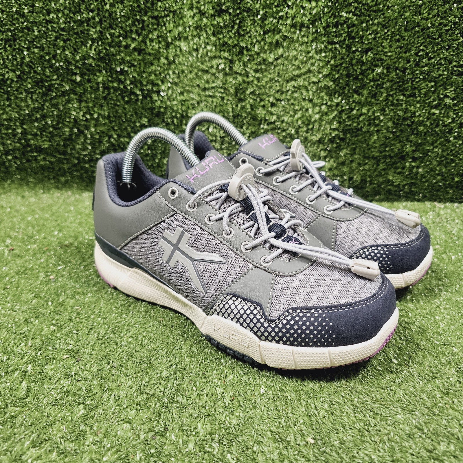 Kuru Quantum 2.0 Pewter Night Sky Athletic Comfort Walking Sneakers Womens 7