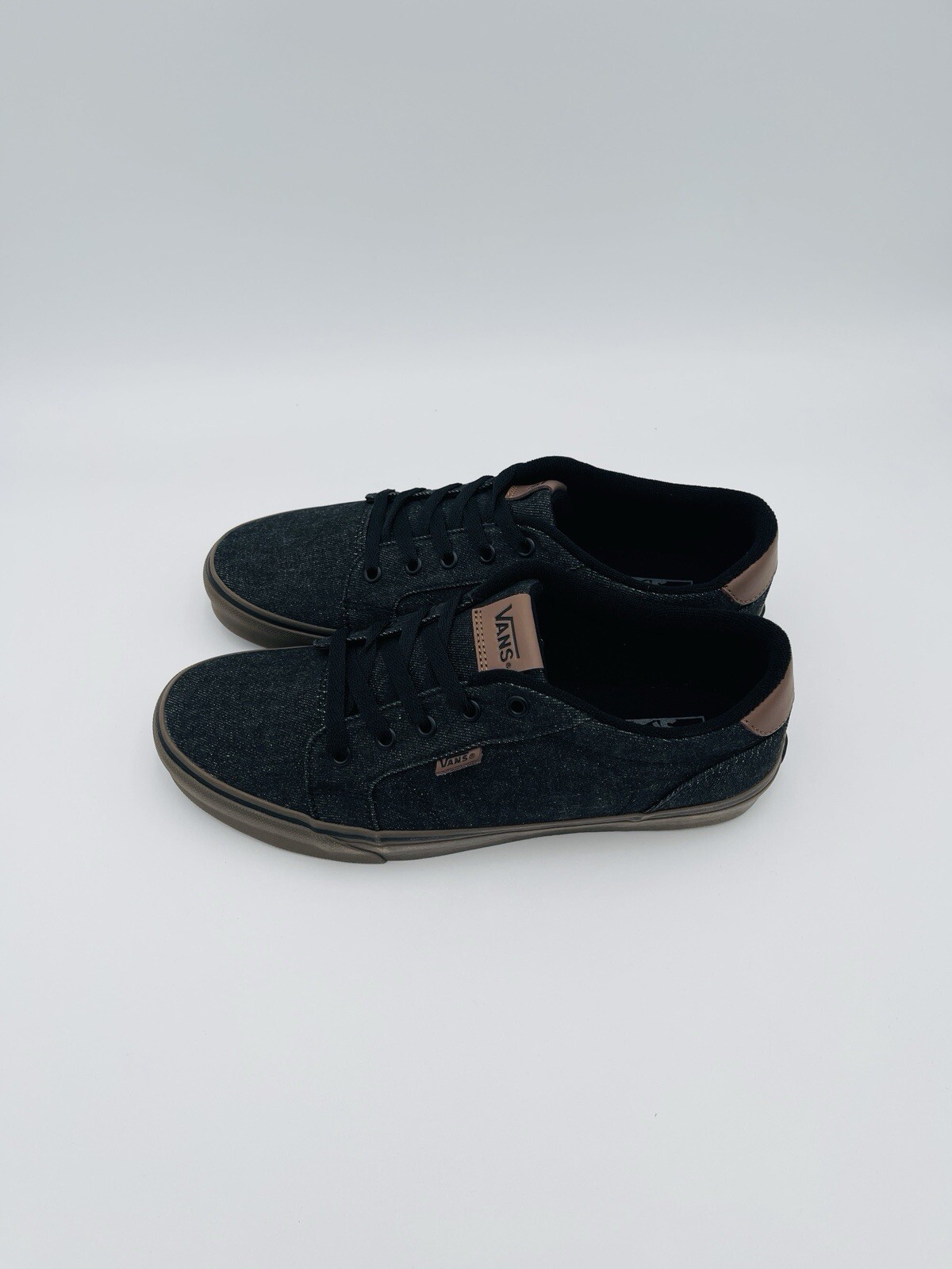VANS BISHOP (WAXED DENIM) BLACK/GUM VN000NLUAKS MENS SKATEBOARDING