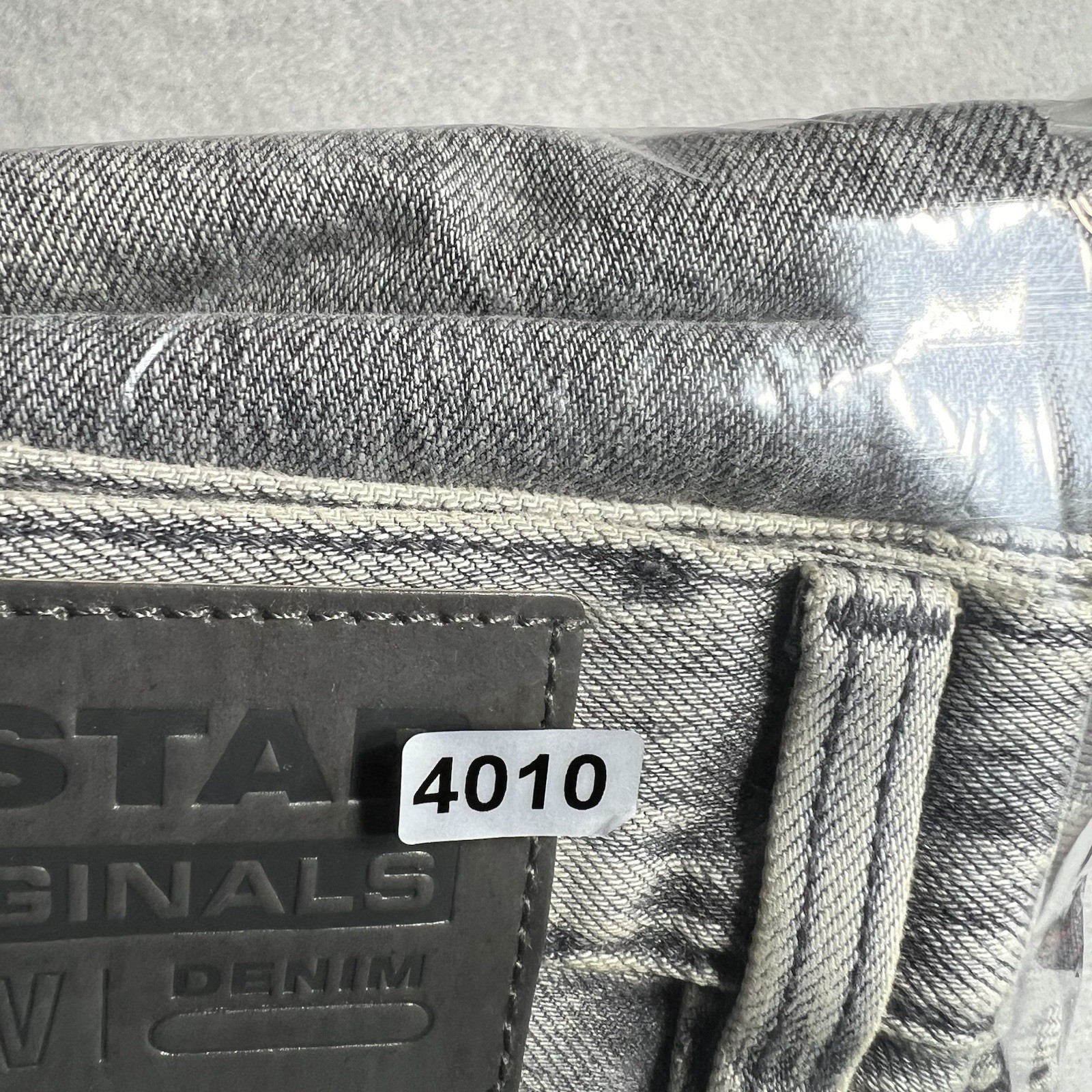 G Star Jeans Raw Type 96 Loose Distressed Zipper Fly Gray Size 32X28 Y2K Style