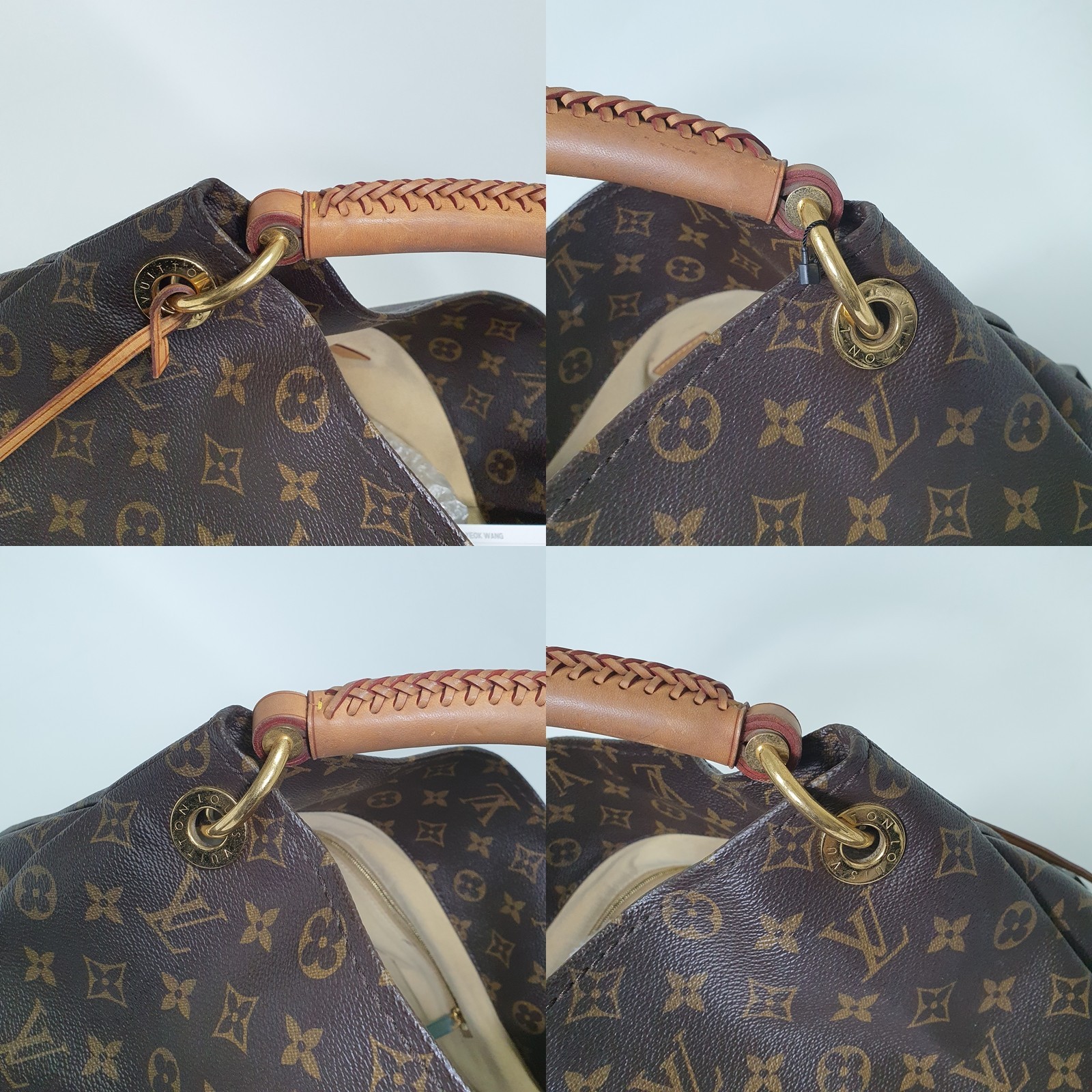 TARIFF FREE Authentic Louis Vuitton Artsy MM Monogram M40249 Genuine Daily LF599