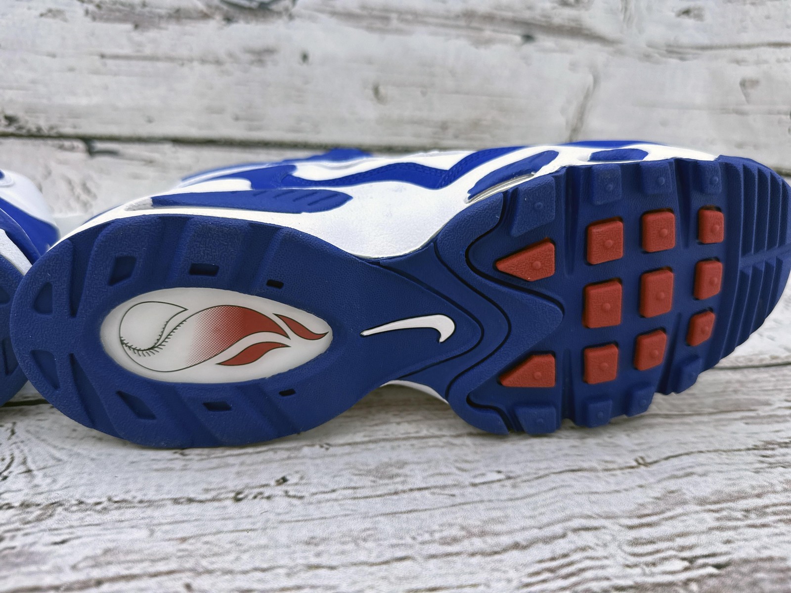Nike Air Griffey Max 1 Shoes Youth Size 7Y White Blue Red DX3724-100