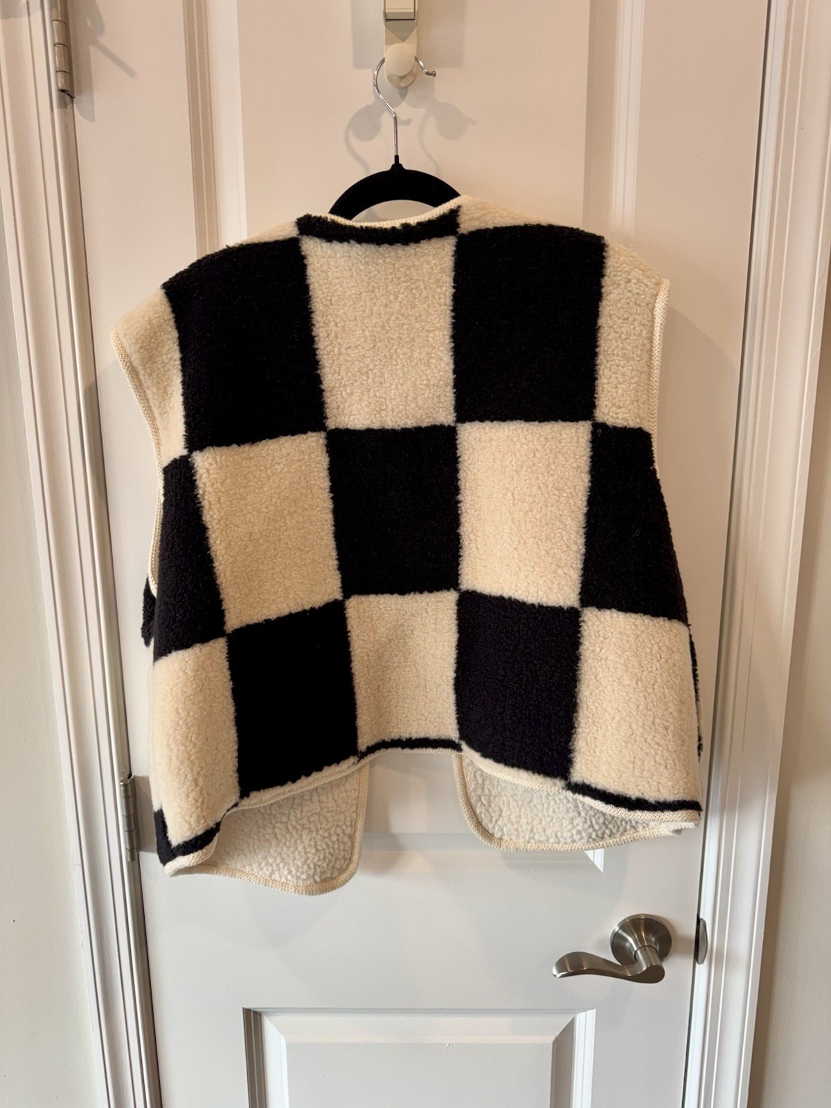 Source Unknown Women’s Viral Jacket & Vest Bundle Black Cream Checkerboard