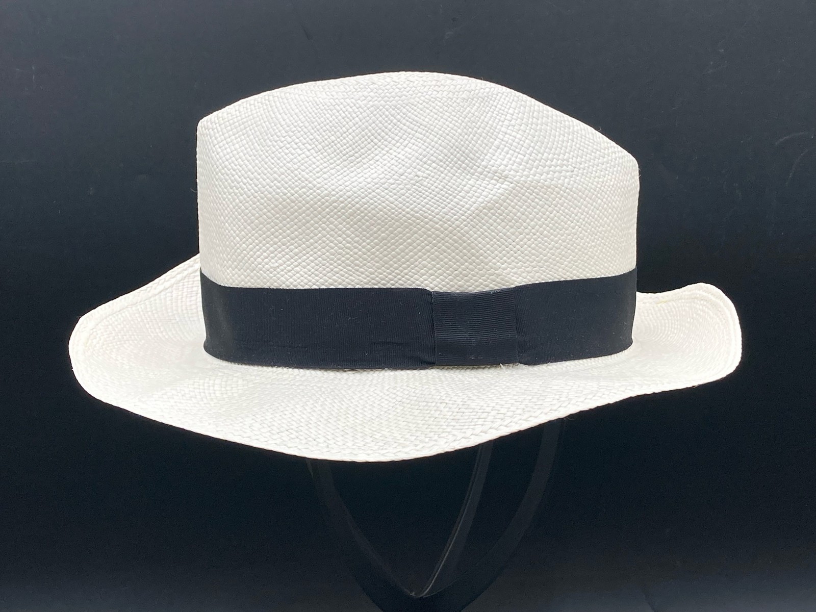 Montecristi Hand Woven Toquilla Straw Genuine Panama Hat Size 59