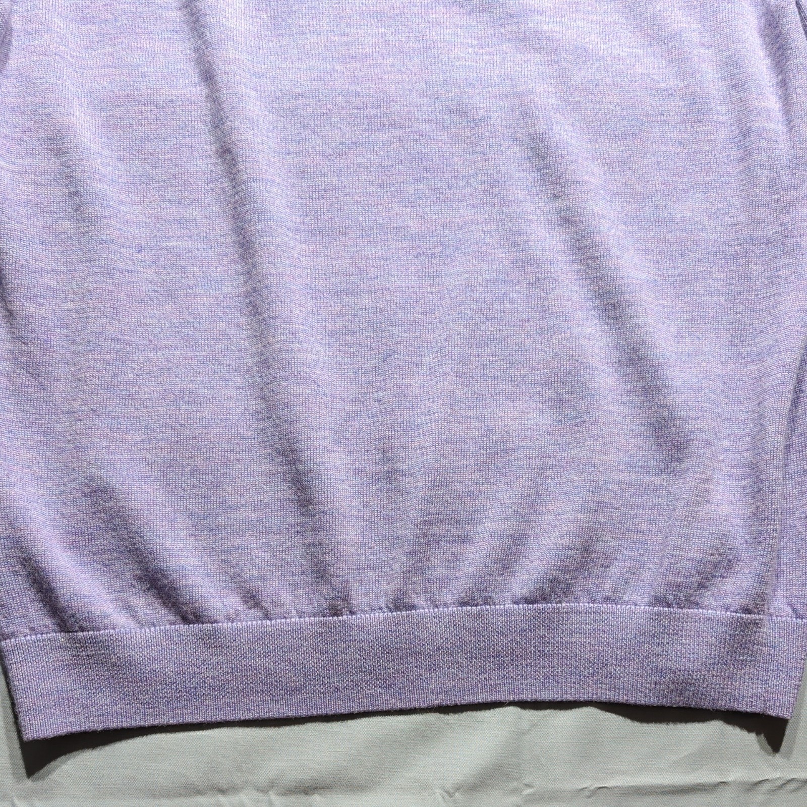 Hart Schaffner Marx Men Sweater Lavendar Size Medium 100% Fine Merino Wool
