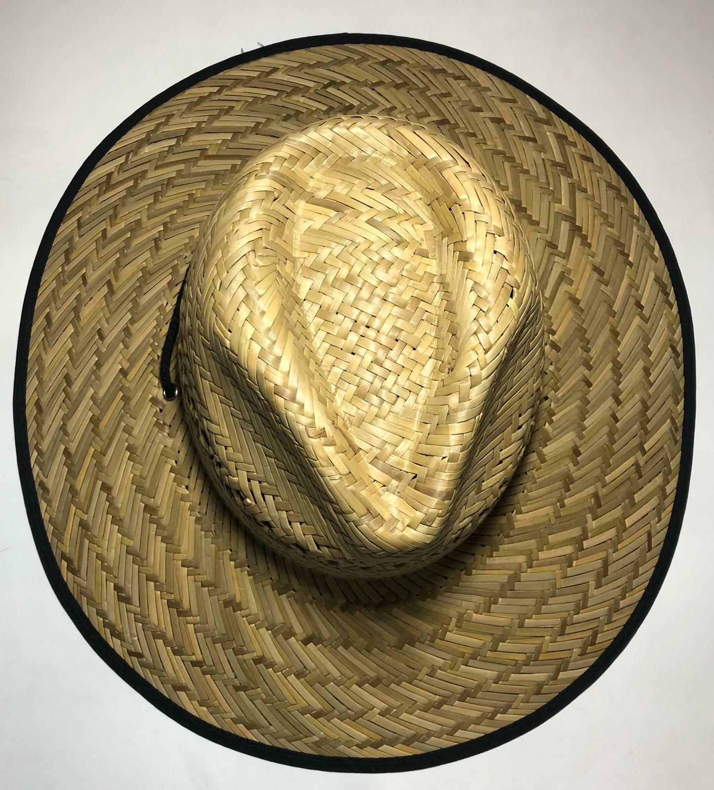 Outdoor Beach Summer Chin Strap Pool Sun Hat Lifeguard Cool Straw SPF50+