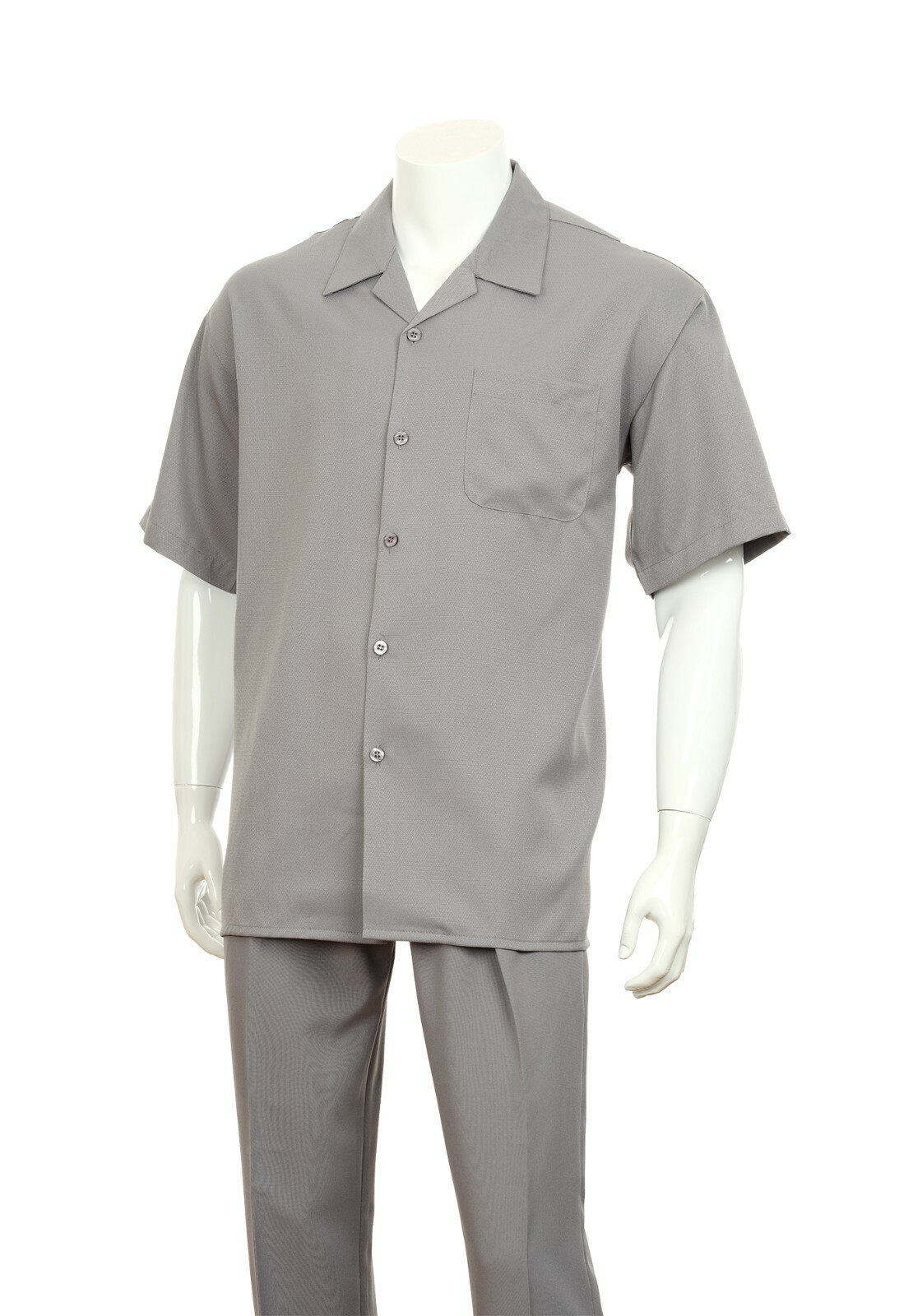 Men’s walking suit two piece set ,solid polyester design By fortino landi M2976