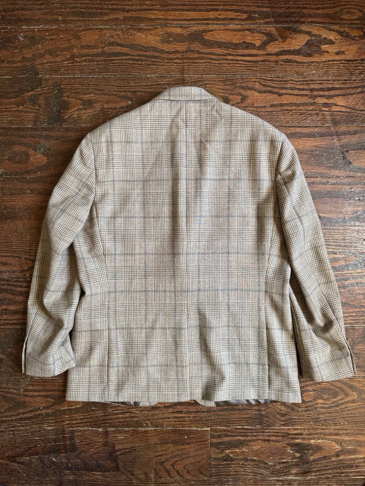 Lauren Ralph Lauren Men’s Plaid Blazer in Tan and Brown 44R