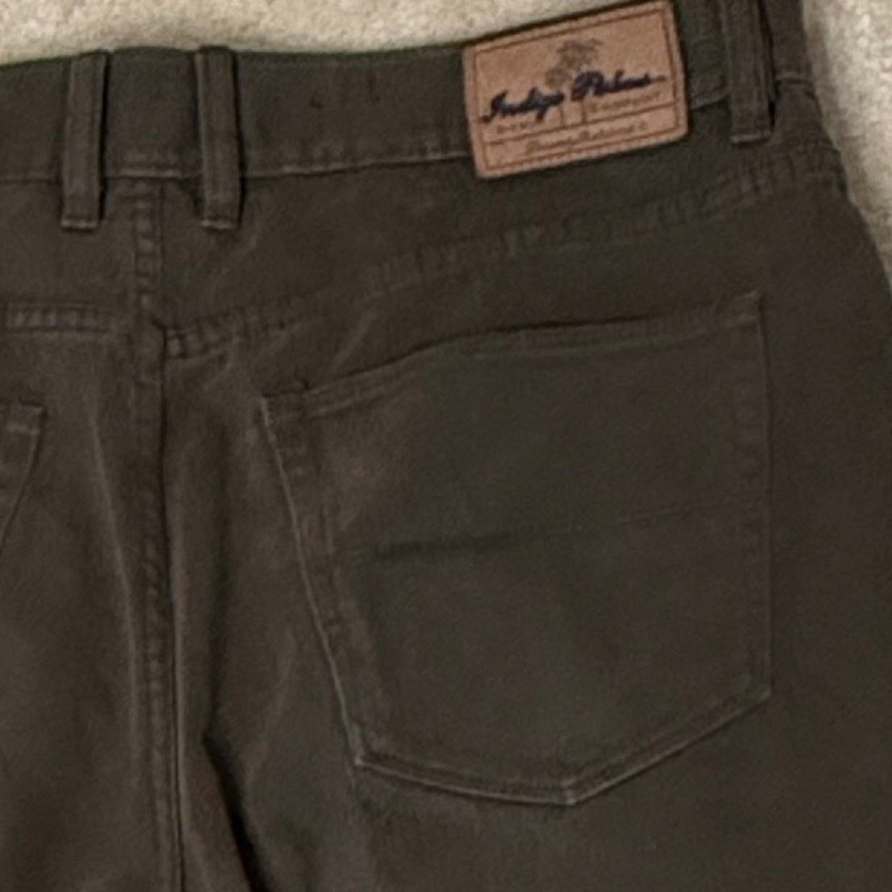 Indigo Palms Tommy BahamaClassic Fit Brown Cordoroy Pants 36X30(hemmed to 28)