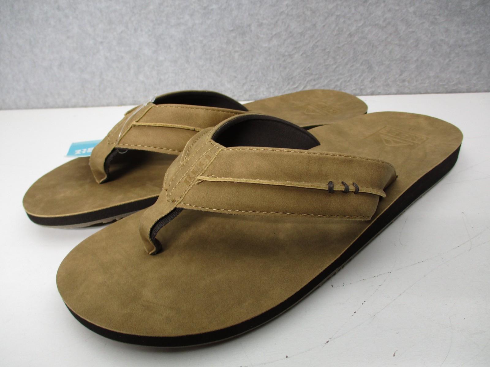 Reef Marbea Flip Flop Sandals Mens Sz 9 Bronze Brown (Tan)
