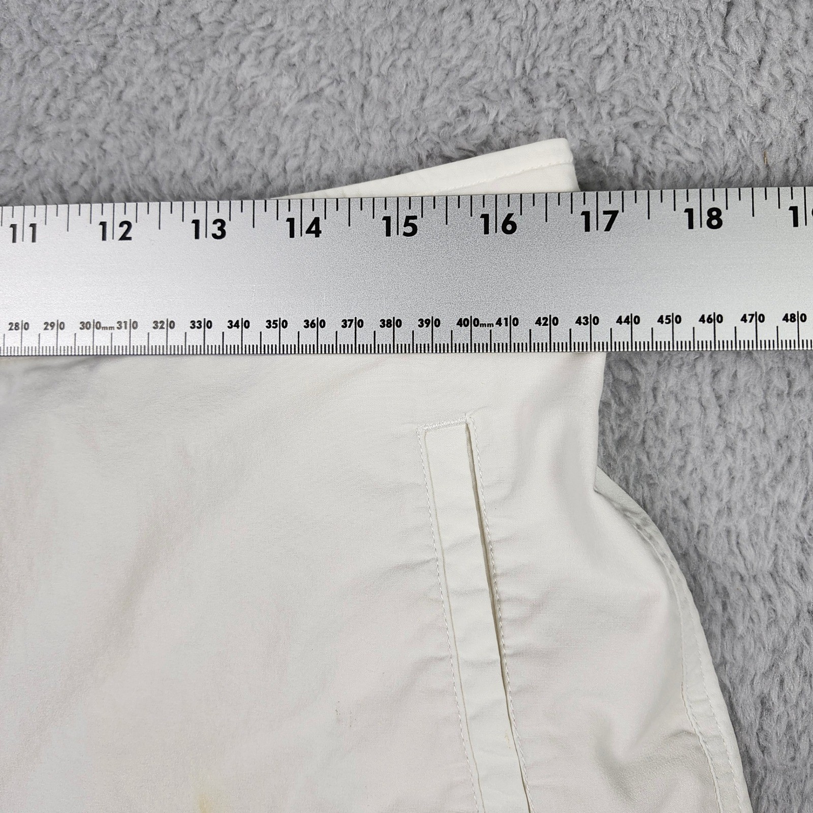 Talbots Crop Pants Womens 12 White Stretch Cotton Blend Casual