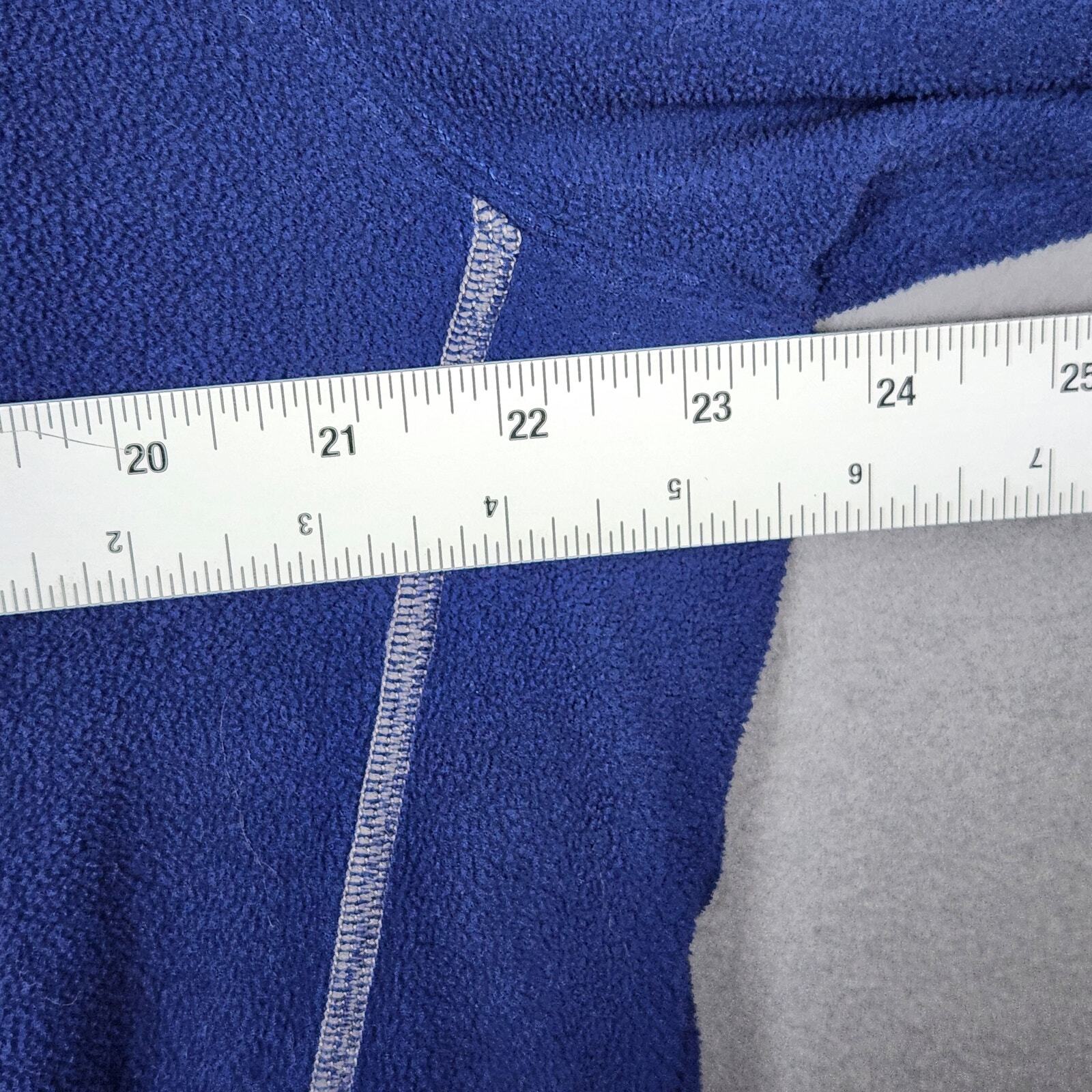 BROOKS RUNNING Fleece Jacket Womens Large Blue 1/2 Zip Lightweight Pullover