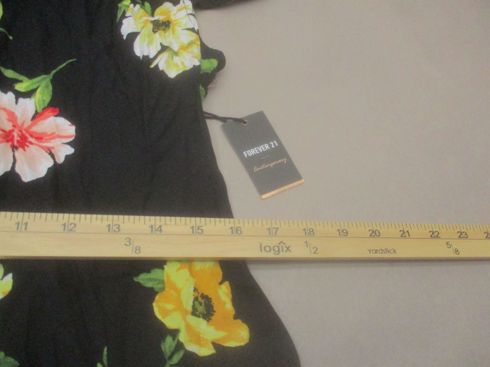 NWT Forever21 Size XL Womens Multicolor Floral Buttons Collared Casual Dress 184