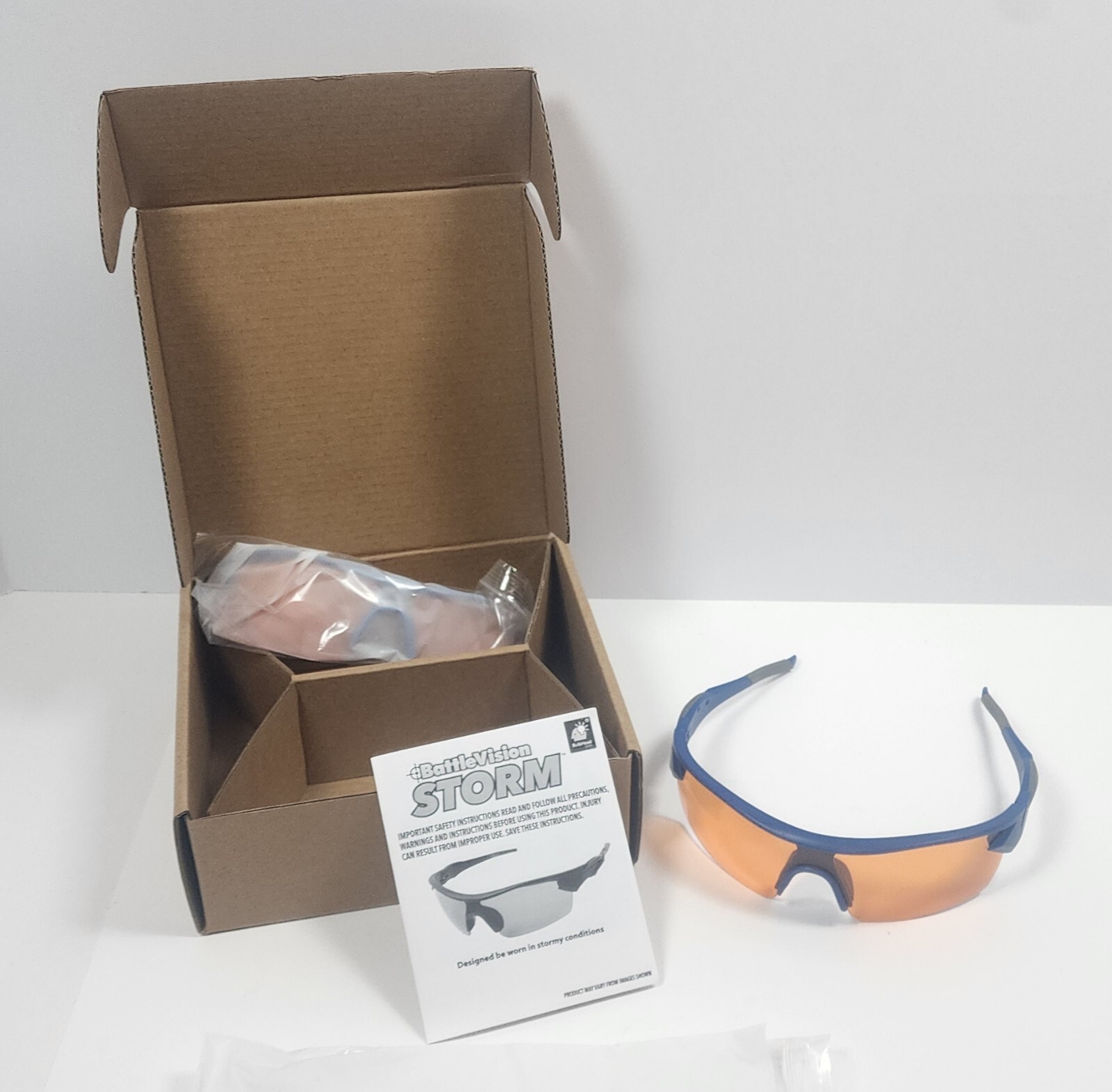 Battle Vision Storm Sport Sun Glasses 2 Pair New