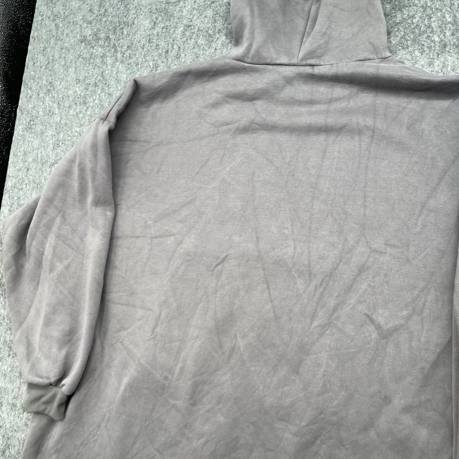 The Comfy Hoodie Blanket Gray Sweatshirt Fleece Lined One Size