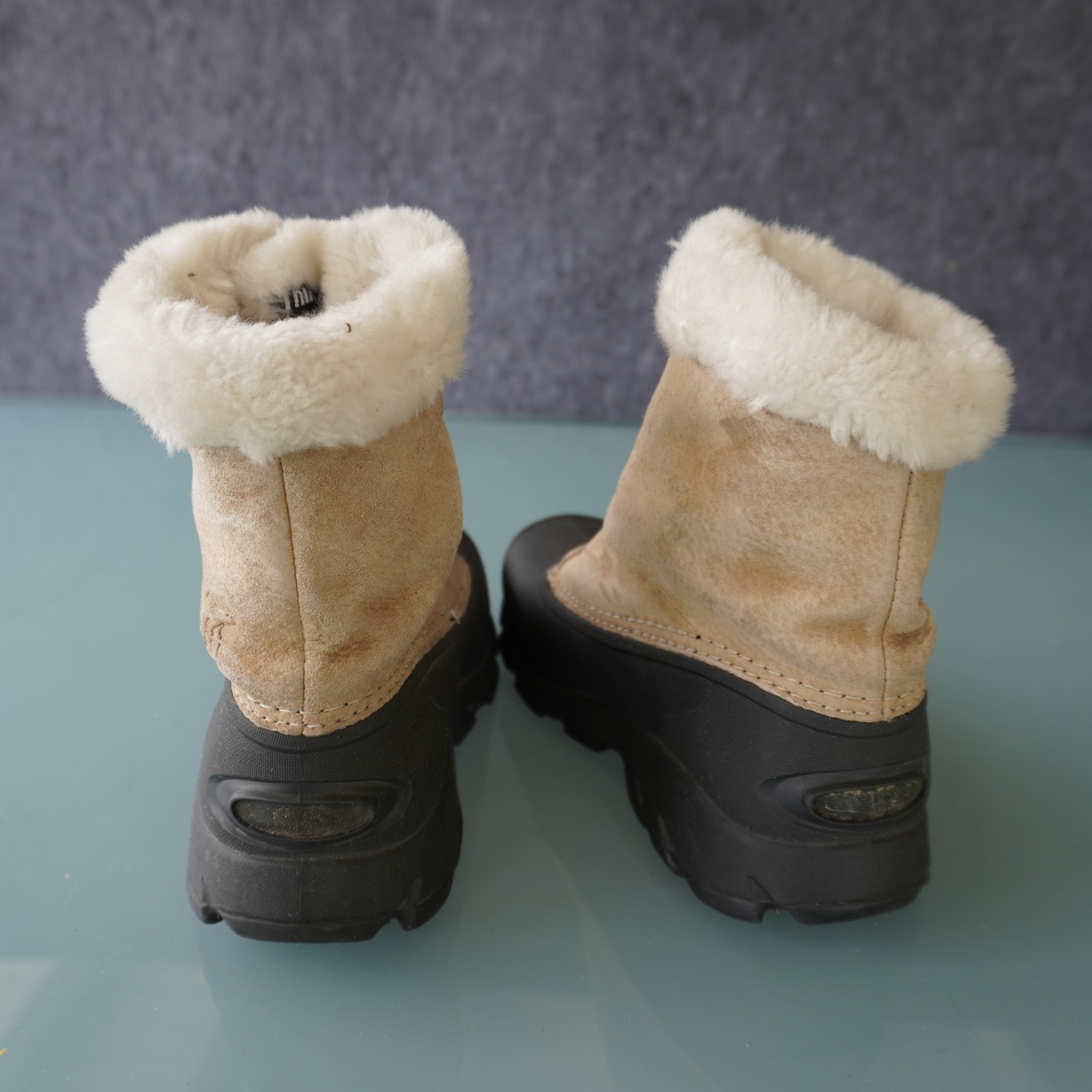 SOREL Snow Angel Zip Winter Boots Womens 6 Suede Waterproof Fur Insulated Brown