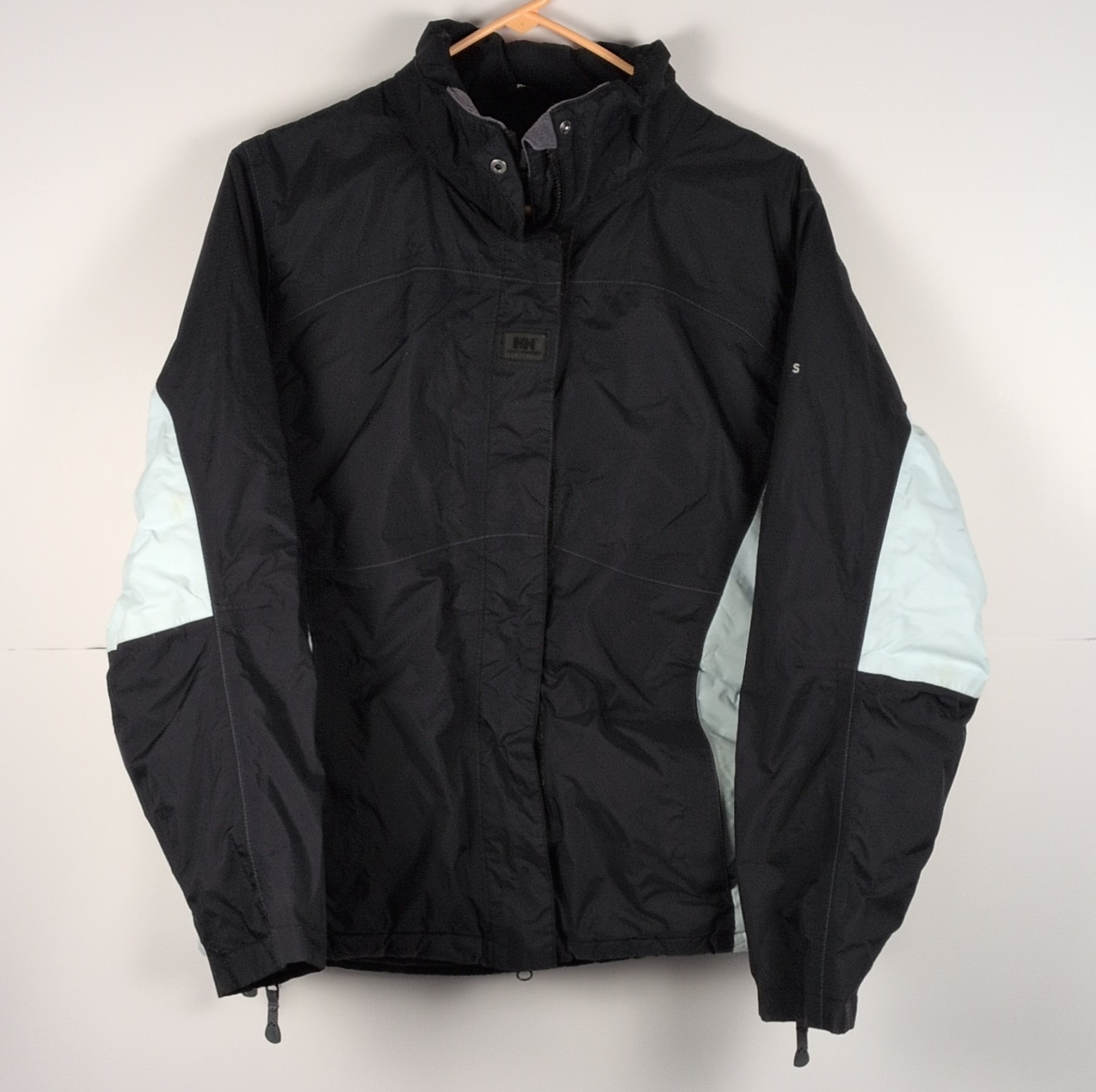 Helly Hansen Helly Tech Men’s Colorblock Jacket Black/Blue Full Zip Pockets M