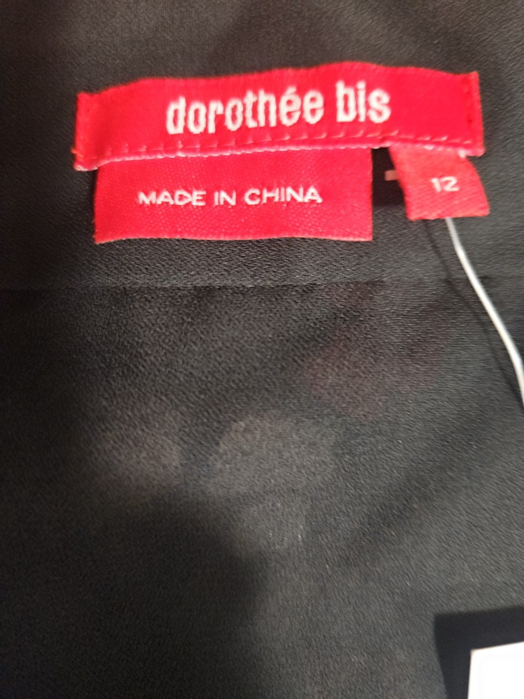 Dorothee Bis Silk Outer/Poly Lined Sleeveless Top – Size 12 – Hidden Side Zipper