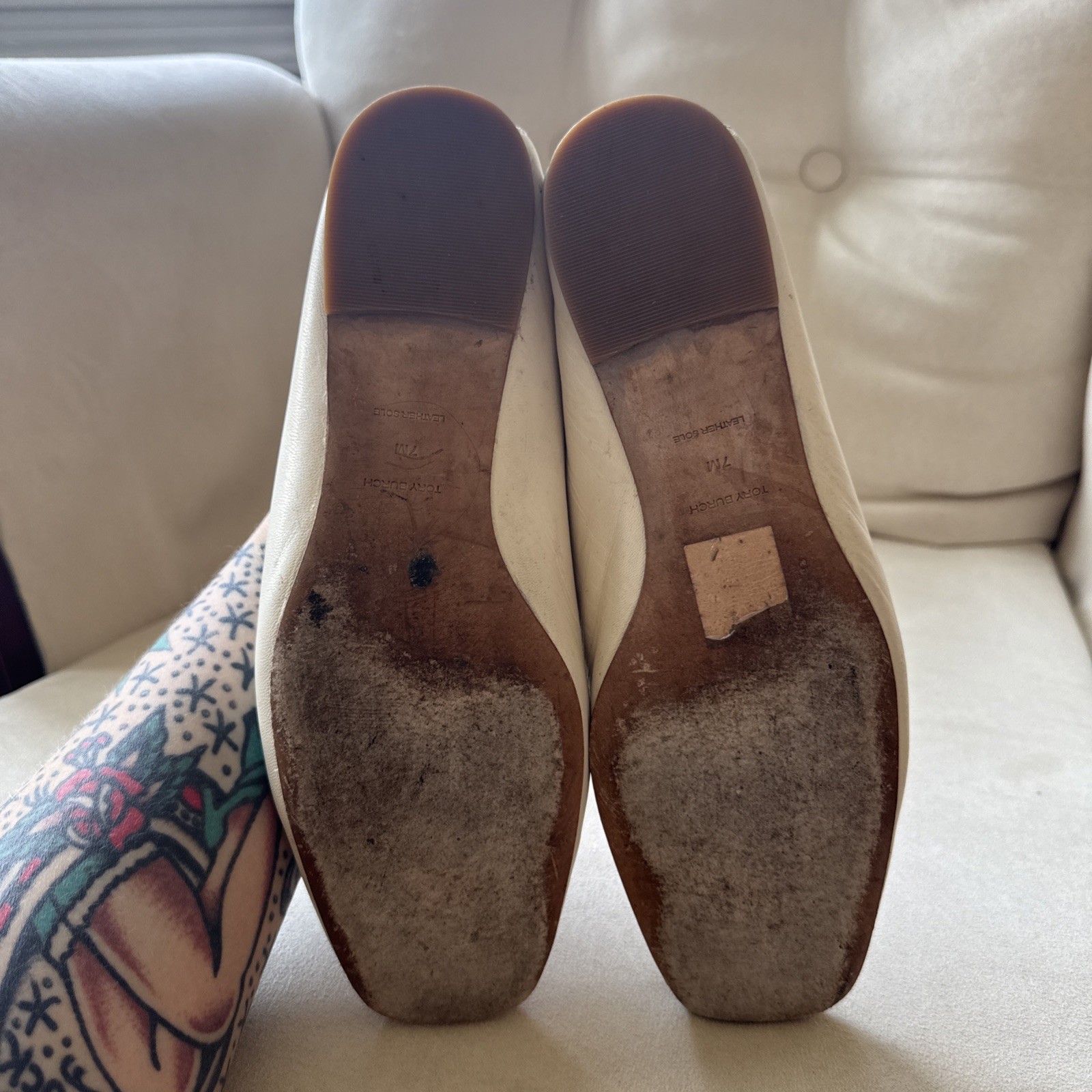 TORY BURCH WOVEN LOAFER. NO CHARM as shown