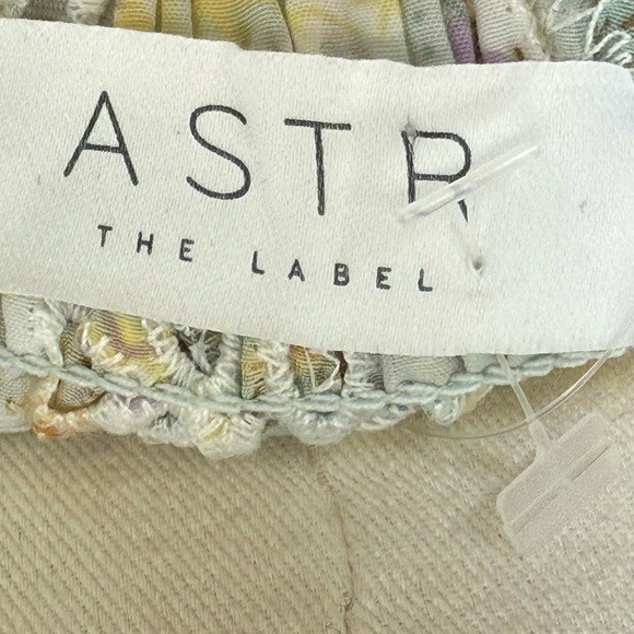 ASTR The Label Floral Tiered Maxi Dress Eyelet Midsummer NWT Large