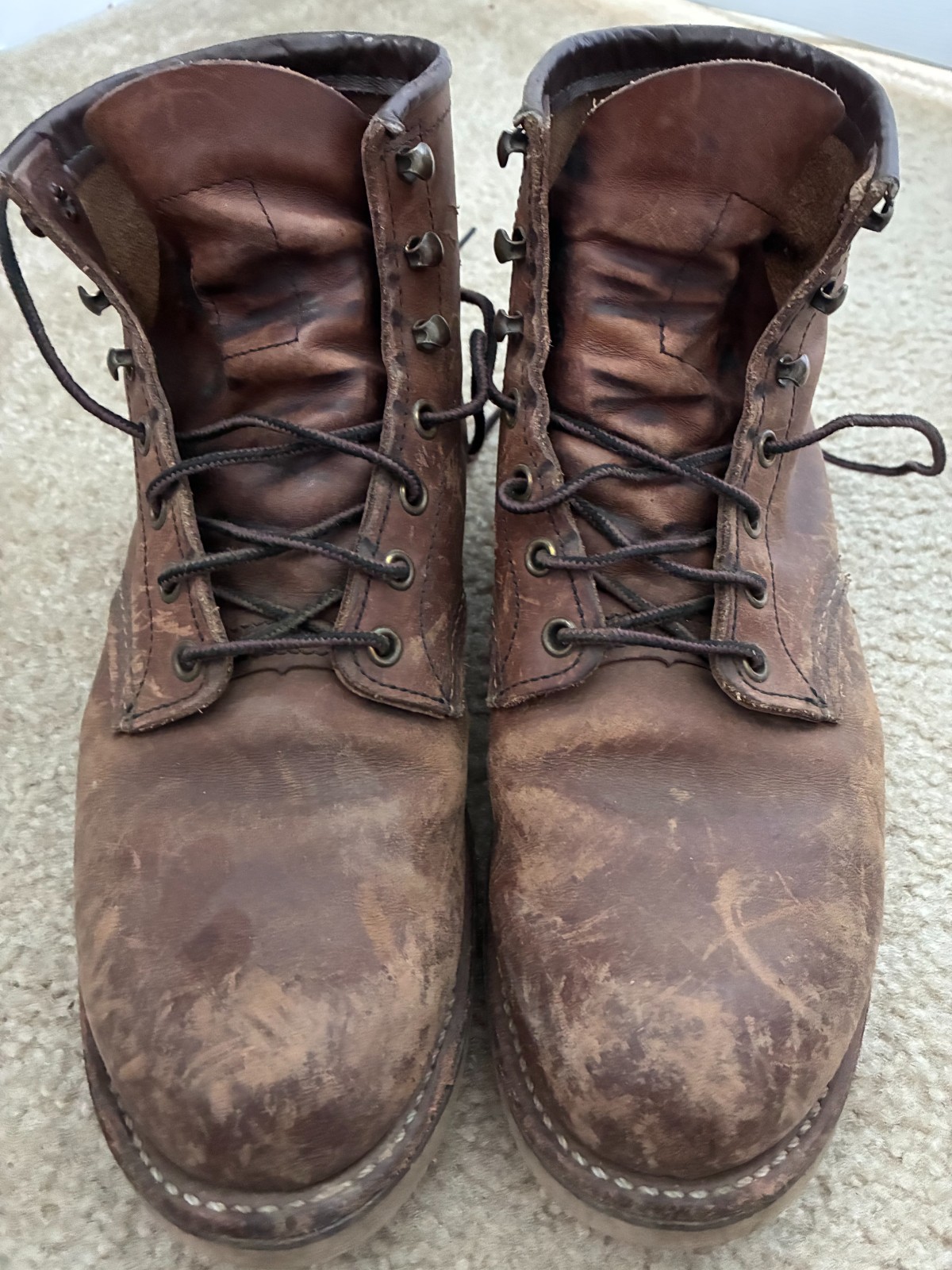 Red Wing Heritage 6″ Rover Round Toe Amber Harness 8.5 D