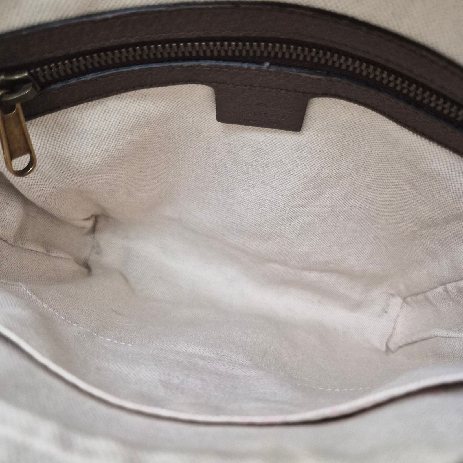 Gucci GG Supreme Monogram Web Small Ophidia Messenger Bag Brown