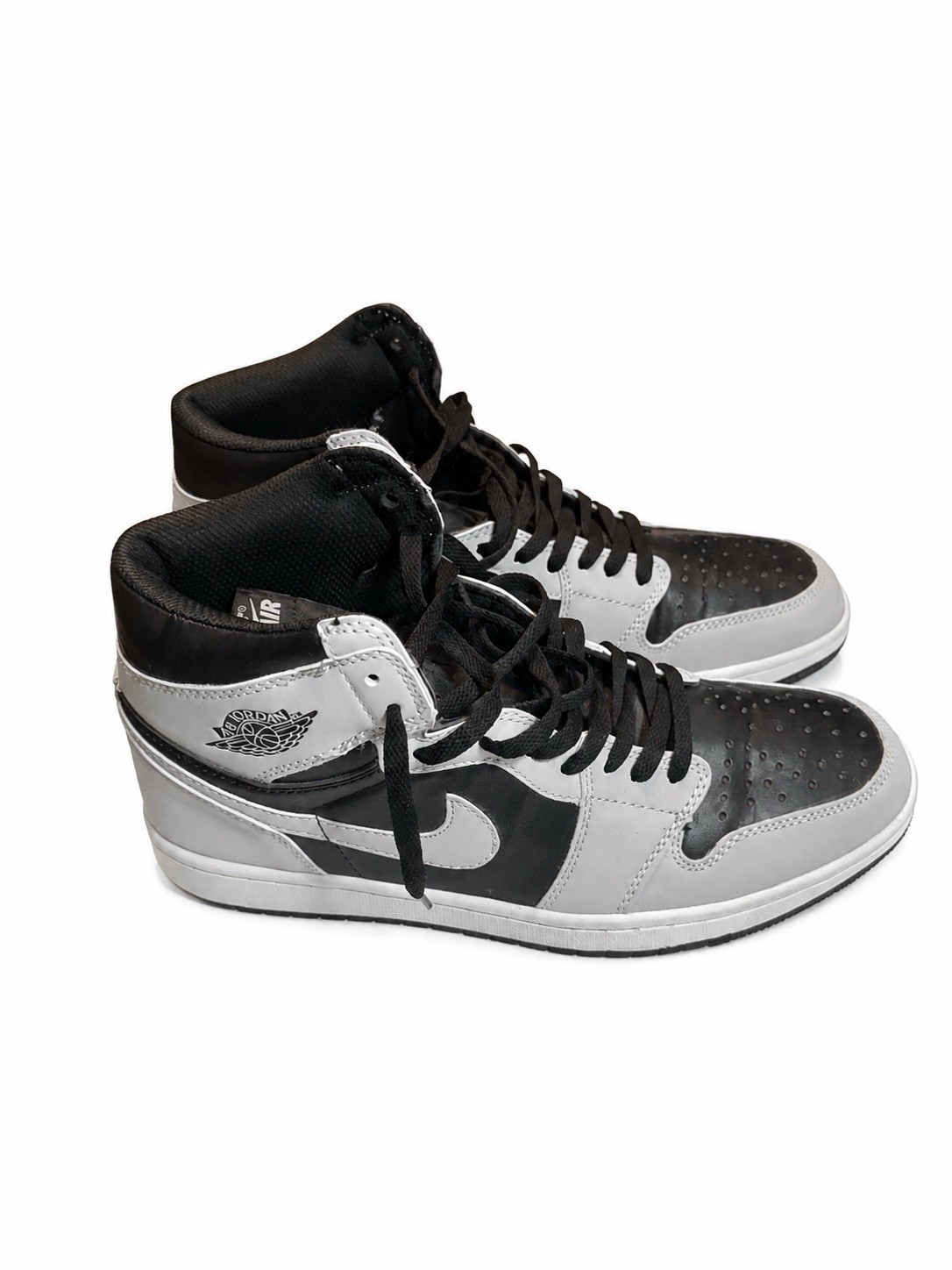 Nike Air Jordan 1 Men’s High Top Basketball Sneakers Colorblock Gray/Black/White