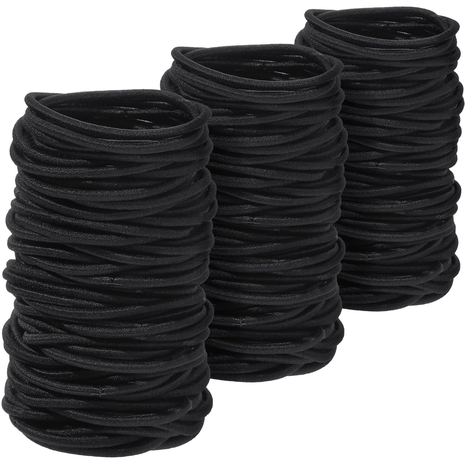 2000 Pcs Hair Ties Bulk, Small Elastic Bands for Ponytails, Thick & Curly Hair