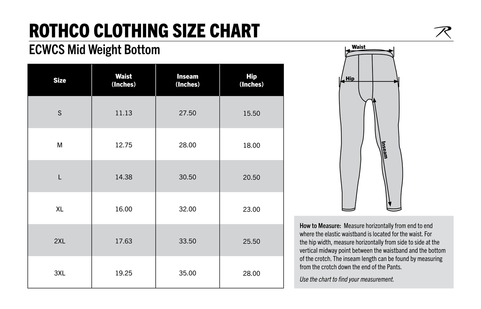 AR 670-1 Coyote Brown ECWCS Gen III Mid-Weight Underwear Bottoms (Level II)