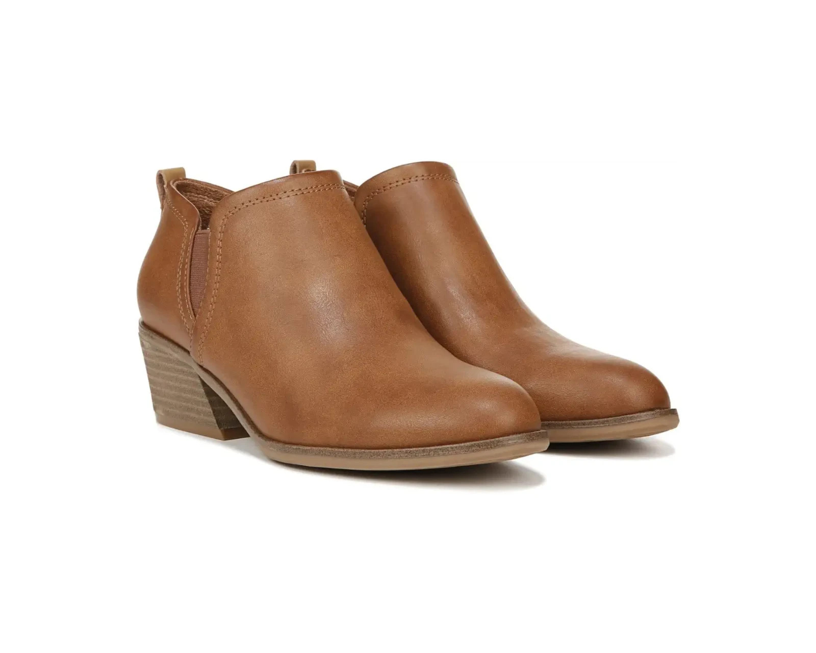 Dr. Scholl’s Shoes Women’s Laurel Ankle Bootie Honey Brown Smooth Size 6.5 M